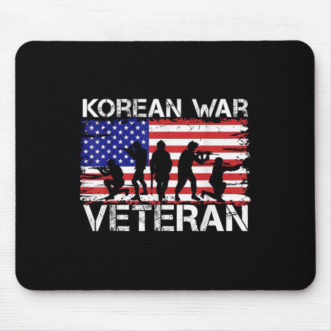 Men Women Korean War Veteran  Mouse Pad (Front)