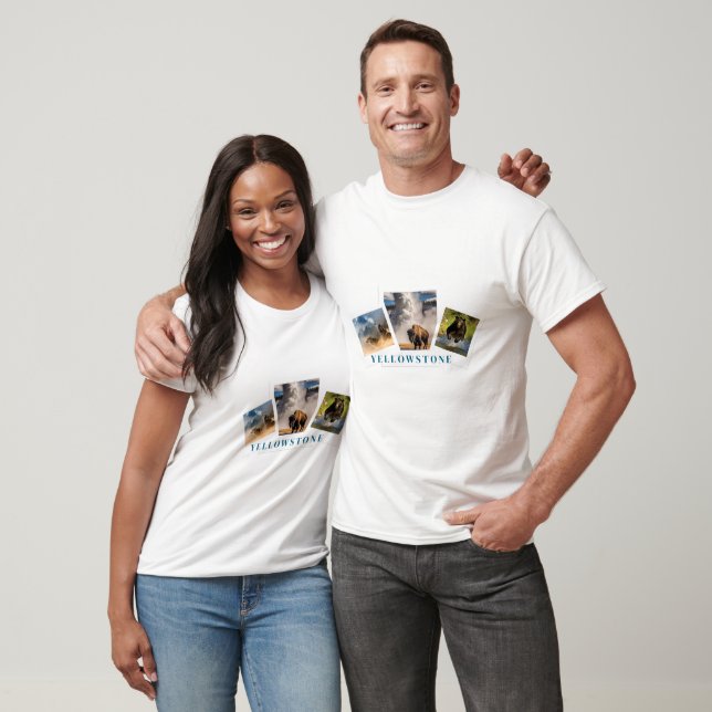 Men & Women Polaroid Yellowstone   T-Shirt (Unisex)