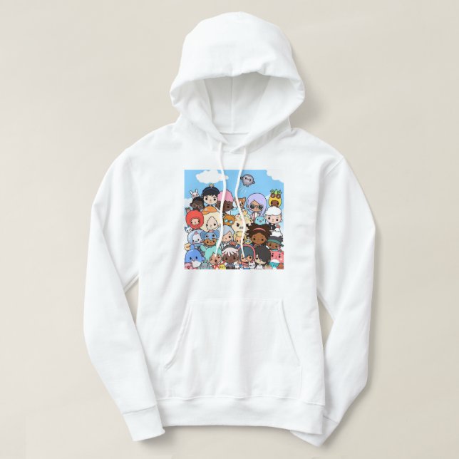 Men Women Toca Child Boca Friendly Graphic For Fan Hoodie (Design Front)