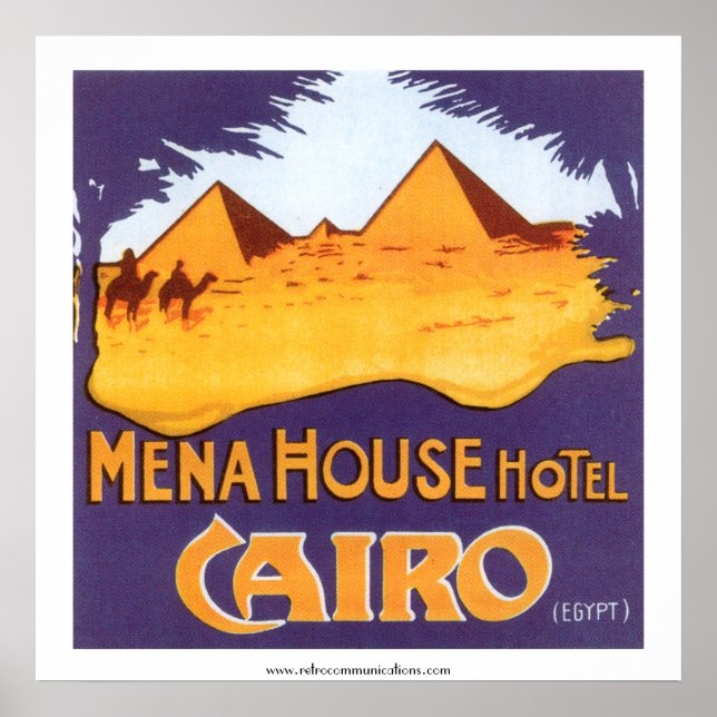 Mena House Hotel Cairo Poster (Front)