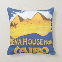 Mena House Hotel Cairo Vintage Travel Poster
