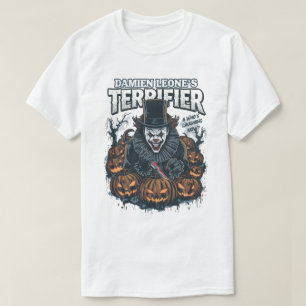 Menacing Clown Halloween Horror Graphic Artwork T-Shirt