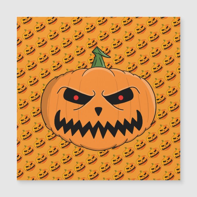 Menacing Jack O'Lantern Halloween (Front)