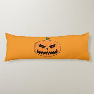 Menacing Jack O'Lantern Halloween Body Cushion