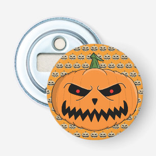 Menacing Jack O'Lantern Halloween Bottle Opener