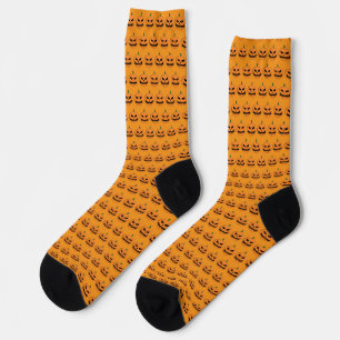 Menacing Jack O'Lantern Halloween Socks