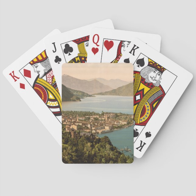 Menaggio III, Lake Como, Lombardy, Italy Playing Cards (Back)