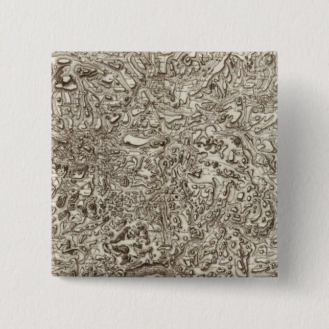 Mende 15 Cm Square Badge (Front)