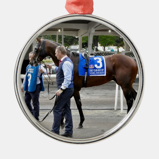 Mendelssohn Metal Tree Decoration (Front)