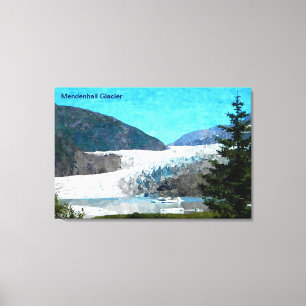 Mendenhall Glacier Canvas Print