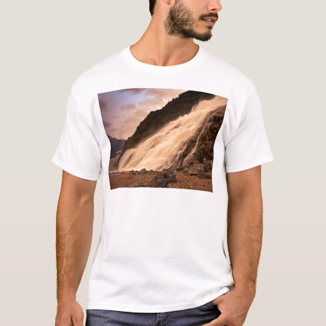 Mendenhall Glacier Falls T-Shirt (Front)