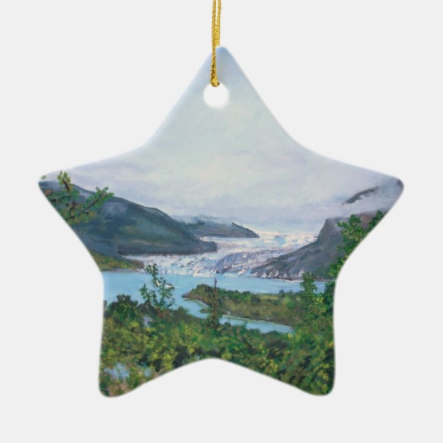 Mendenhall Glacier Ornament (Front)