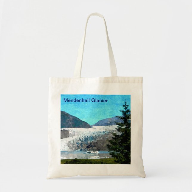 Mendenhall Glacier Tote Bag (Front)