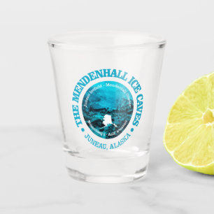 Mendenhall Ice Caves (rd) Shot Glass