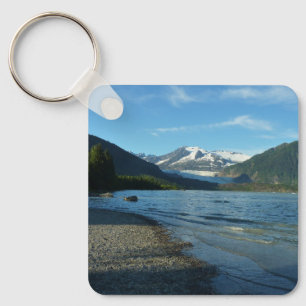 Mendenhall Lake in Juneau Alaska Key Ring