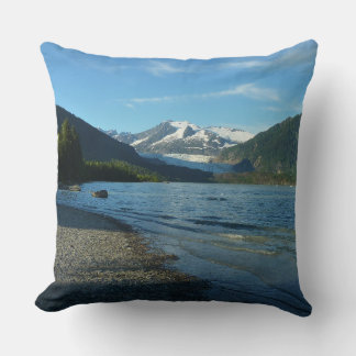 Mendenhall Lake in Juneau Alaska Landscape Cushion
