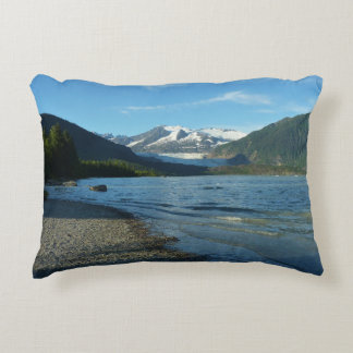 Mendenhall Lake in Juneau Alaska Landscape Decorative Cushion