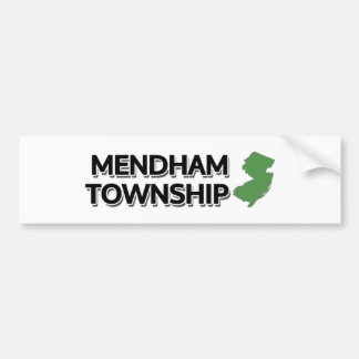 Mendham Township, New Jersey Bumper Sticker