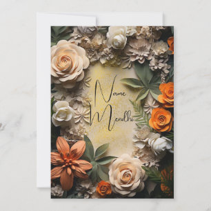 Mendhi invitation