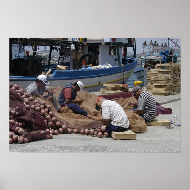 Mending Nets Poster (Front)