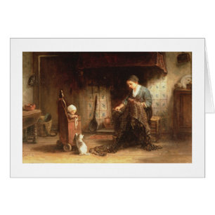 Mending the Nets (oil on panel)