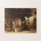 Mending the Nets (oil on panel)