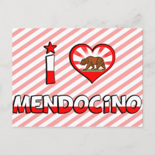Mendocino, CA Postcard