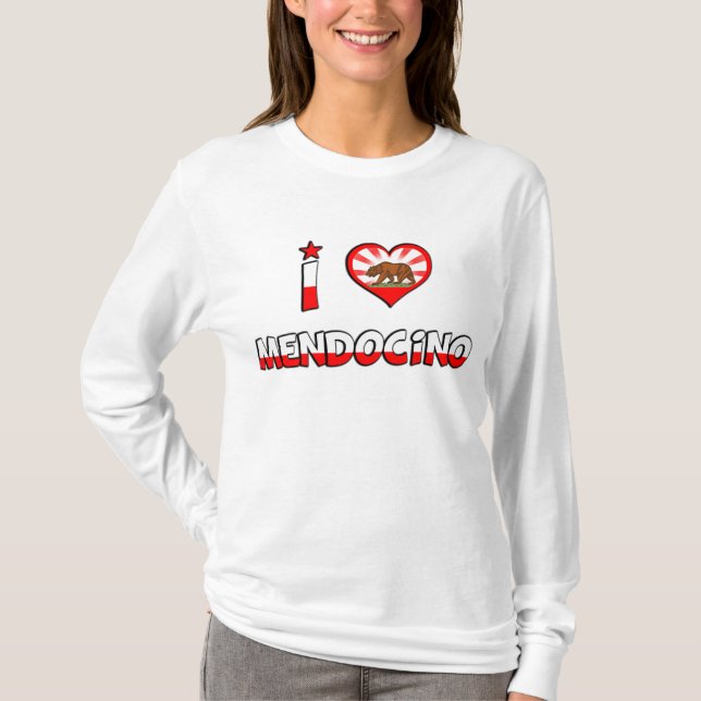 Mendocino, CA T-Shirt (Front)