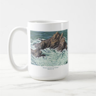 Mendocino California Coast Seascape; Coffee Mug