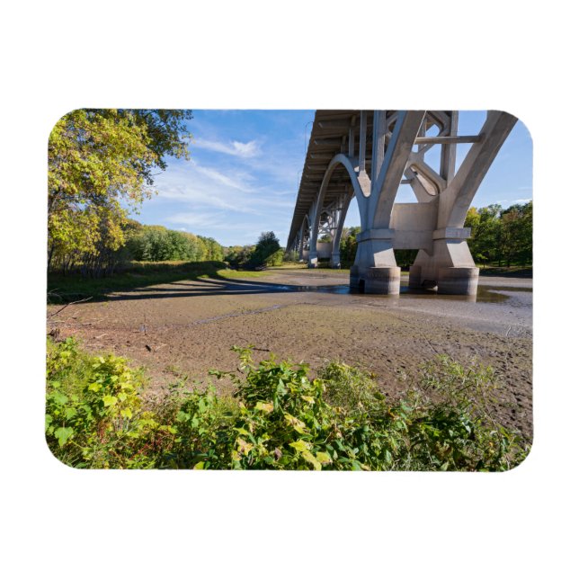mendota bridge through fort snelling park magnet (Horizontal)