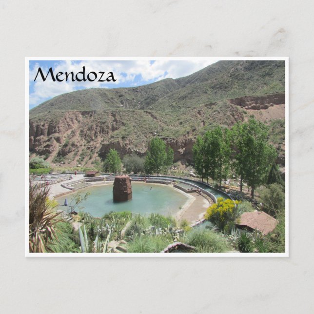 mendoza andes springs postcard (Front)