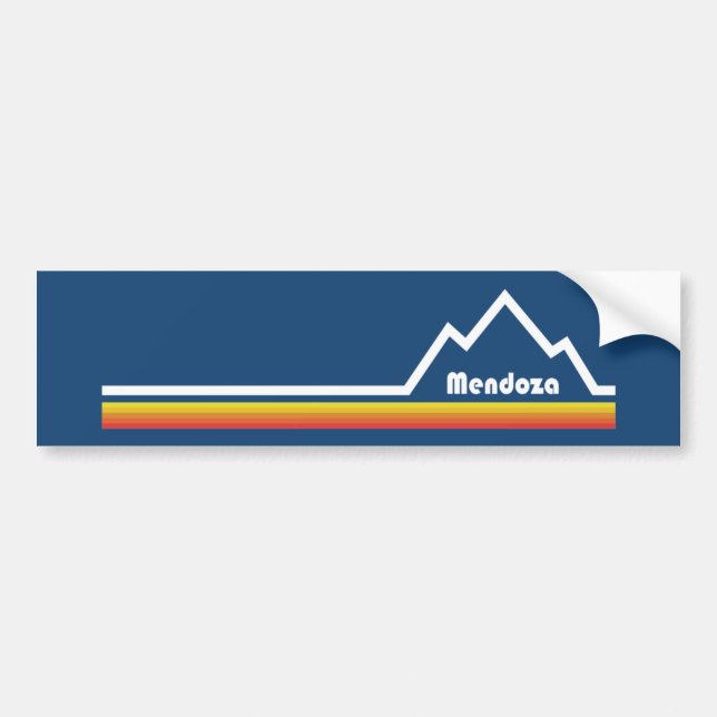 Mendoza Argentina Bumper Sticker (Front)