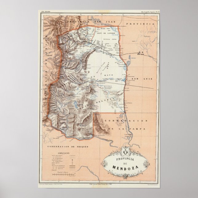 Mendoza, Argentina Poster (Front)