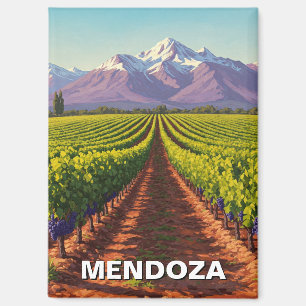 Mendoza Argentina Travel Magnet