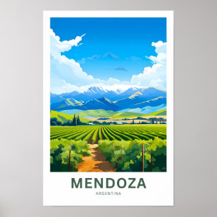 Mendoza Argentina Travel Print