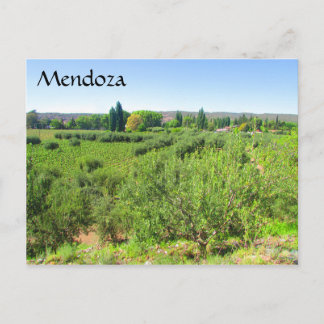 mendoza green postcard
