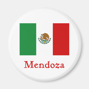Mendoza Mexican Flag Magnet