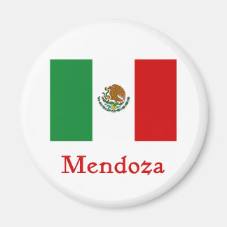 Mendoza Mexican Flag Magnet