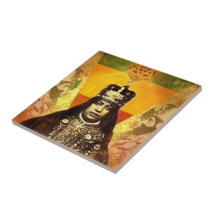 Menen Asfaw Haile Selassie HIM Jah Rastafari Tile