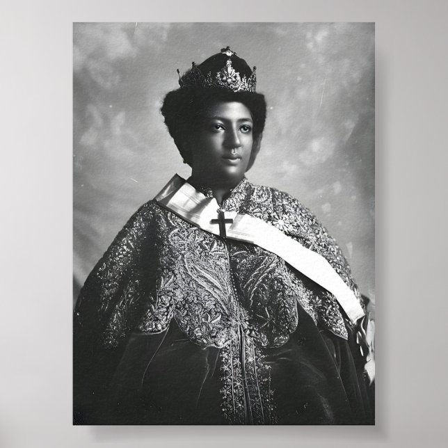 Menen Asfaw Queen Africa Empress Selassie I Roots Poster (Front)