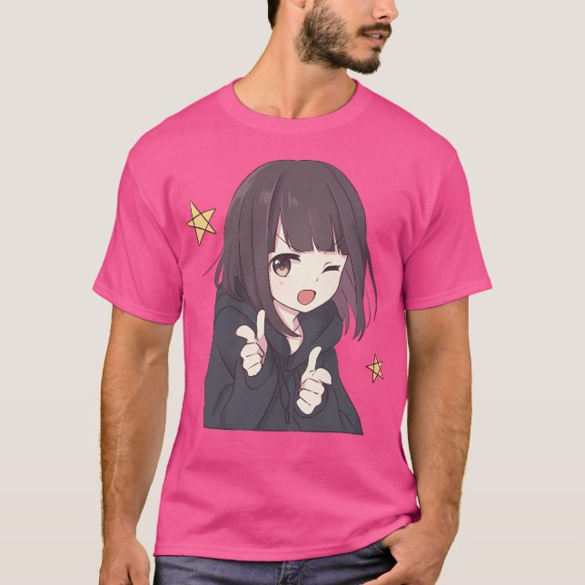 Menhera Chan Anime T-Shirt (Front)