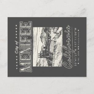 MENIFEE RIVERSIDE CALIFORNIA - VINTAGE GOLD MINE POSTCARD