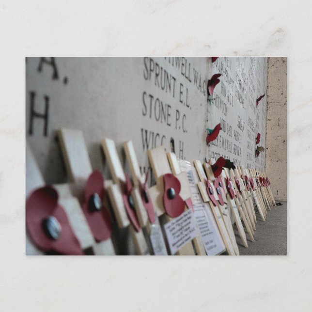 Menin Gate War Memorial Ypres Postcard (Front)