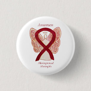 Meningococcal Meningitis Awareness Ribbon Pins