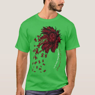 Meningococcal Meningitis Awareness sunflower nobod T-Shirt