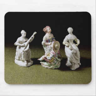 Mennecy porcelain group of a singer mouse pad