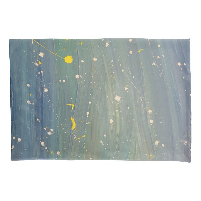 meno swirl of art pillowcase (Front-Left)