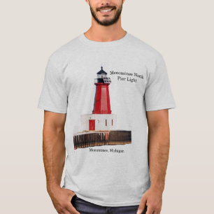 Menominee North Pier Light shirt light