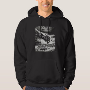 Menominee River White Water Rafting Rapids Wiscons Hoodie