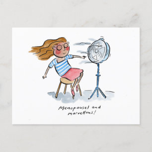 Menopausal and marvellous postcard